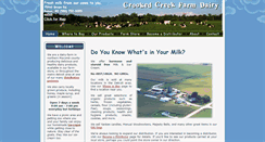 Desktop Screenshot of crookedcreekfarmdairy.com